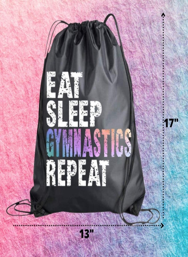 Sportybella Drawstring Bag – Backpack for Sports Lovers, Lightweight Cinch Sack for Girls, Gift for School, Sports & Travel (Gymnastics) - Image 3